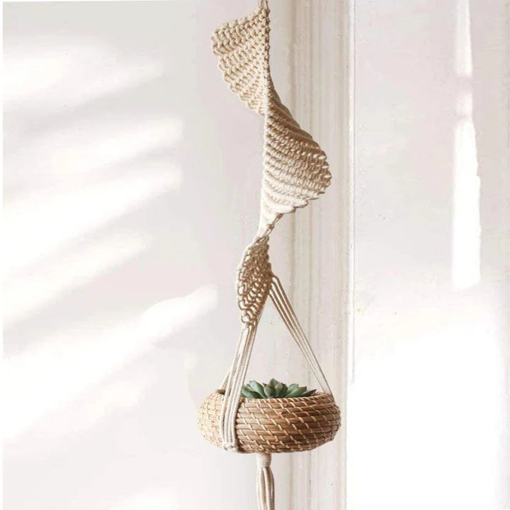Macrame Hanging Planter – Elegant Crochet Plant Hanger